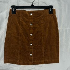 Brown corduroy skirt🤎